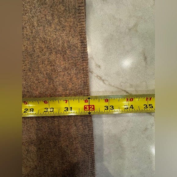 Pomander Place Cozy Tan Vivienne Knit 3/4 Sleeve Dress - Picture 9 of 9